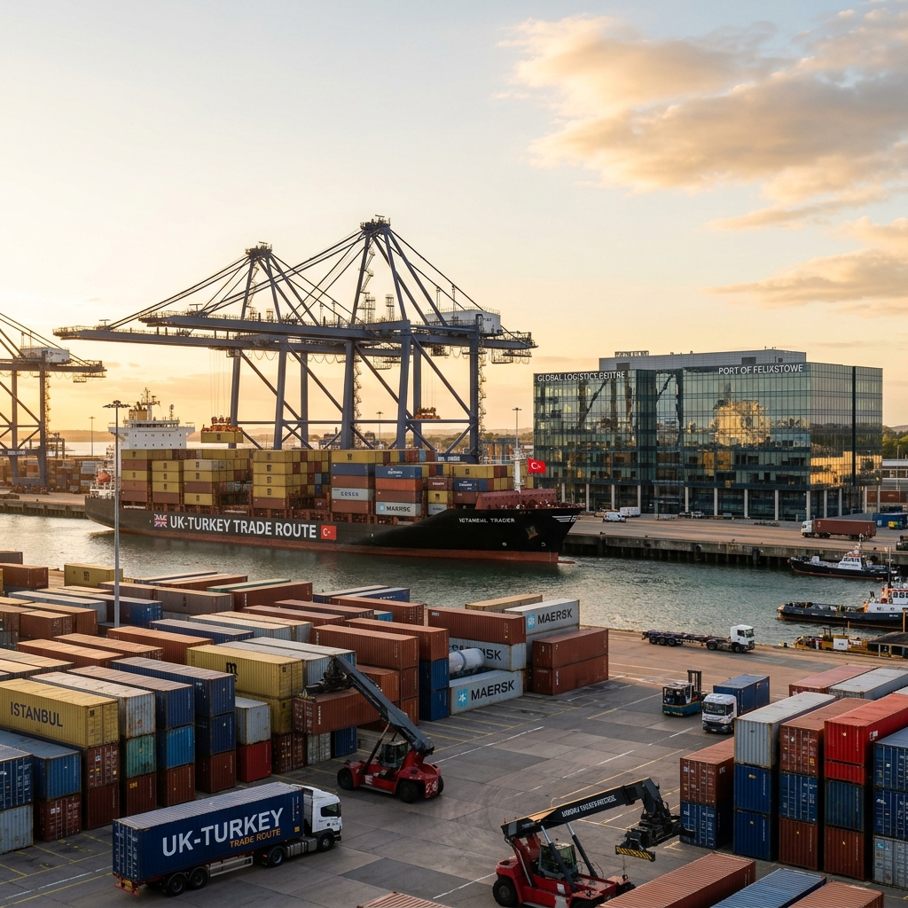 UK-Turkey International Trade Port and Supply Chain Logistics